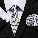 Mens Tie Skinny Blue palid 100% Silk Classic Jacquard