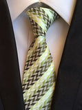 Fashion Striped Plaid Men's Red Blue Grey Classic Neck Ties