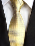 Fashion Striped Plaid Men's Red Blue Grey Classic Neck Ties