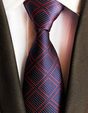 Fashion Striped Plaid Men's Red Blue Grey Classic Neck Ties