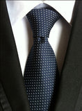 Fashion Striped Plaid Men's Red Blue Grey Classic Neck Ties