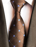 Fashion Striped Plaid Men's Red Blue Grey Classic Neck Ties