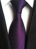 Fashion Striped Plaid Men's Red Blue Grey Classic Neck Ties
