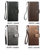 Men's Wallets Men Long Purse Wallet Male Clutch