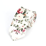 100% Cotton Men's Paisley Print Neck Ties For Men