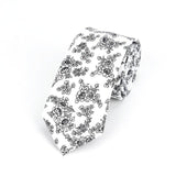 100% Cotton Men's Paisley Print Neck Ties For Men