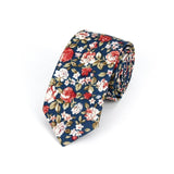 100% Cotton Men's Paisley Print Neck Ties For Men