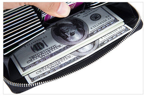 Genuine Leather Blocking Credit Card Holder Men