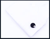 Cufflink for mens Brand Black Cuff link Wholesale Button
