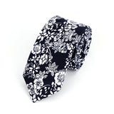 100% Cotton Men's Paisley Print Neck Ties For Men