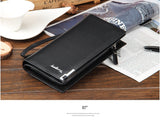 Men Wallets Classic Long Style Card Holder Male Purse