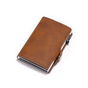 Antitheft Card Holder Leather Men card holder