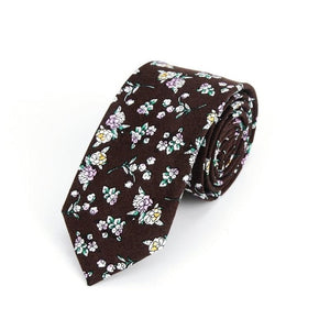 100% Cotton Men's Paisley Print Neck Ties For Men