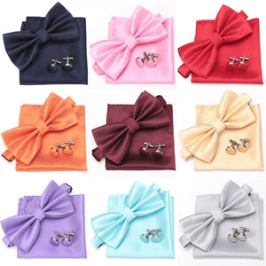 Bowtie Set Cufflinks Fashion Butterfly