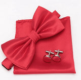Bowtie Set Cufflinks Fashion Butterfly