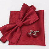 Bowtie Set Cufflinks Fashion Butterfly