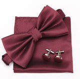 Bowtie Set Cufflinks Fashion Butterfly