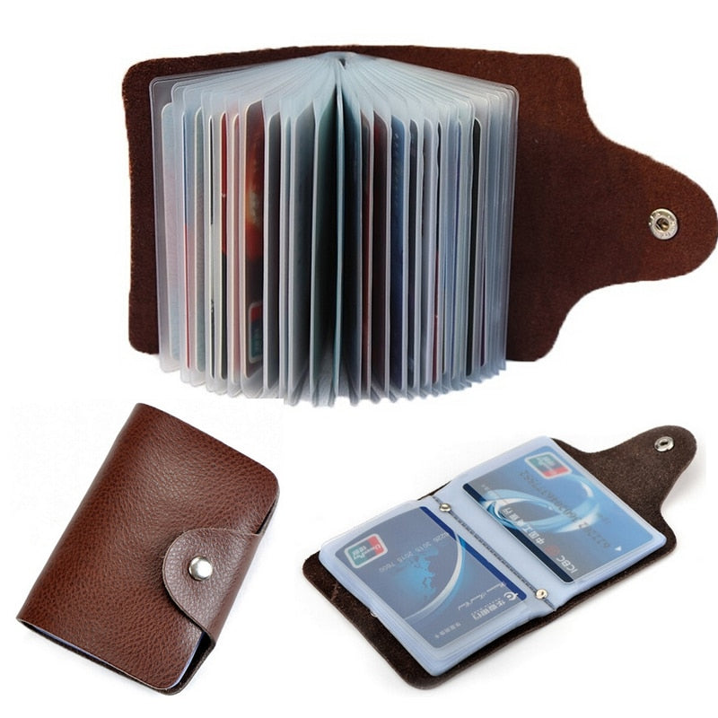 Genuine Leather Business Card Case For Men