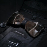Feather Bow Ties Men's Fashion Peacock Feather