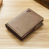 Casual men's wallet Short vertical locomotive