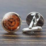 Compass Cuff Links Vintage Compass Clock
