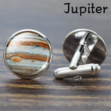 Solar System Planet for Men Cufflinks Set