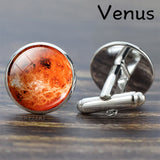 Solar System Planet for Men Cufflinks Set