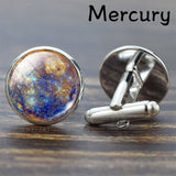 Solar System Planet for Men Cufflinks Set