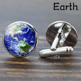 Solar System Planet for Men Cufflinks Set