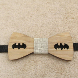 Classic Bamboo Wood Bow Ties Laser Cut