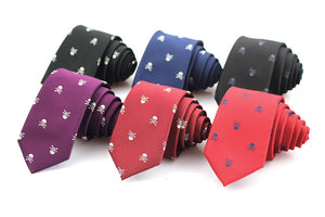 Casual Slim Skull Ties For Men