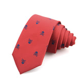 Casual Slim Skull Ties For Men