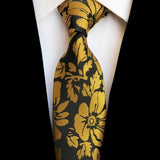 Classic Silk Men Tie Plaid Neck Ties 8cm Green Blue Ties