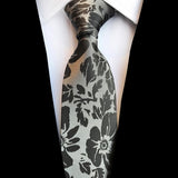 Classic Silk Men Tie Plaid Neck Ties 8cm Green Blue Ties