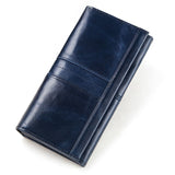Genuine Leather Women Clutch Wallet and Female Coin Purse