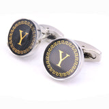 The English alphabet Cuff Links Men Shirt