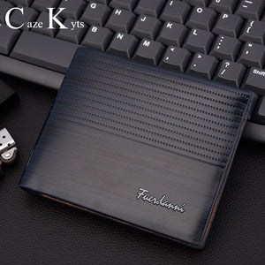 Casual fashion retro cross section embossed wallet