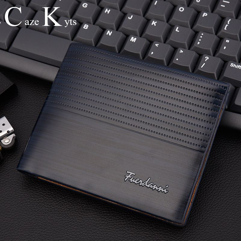 Casual fashion retro cross section embossed wallet