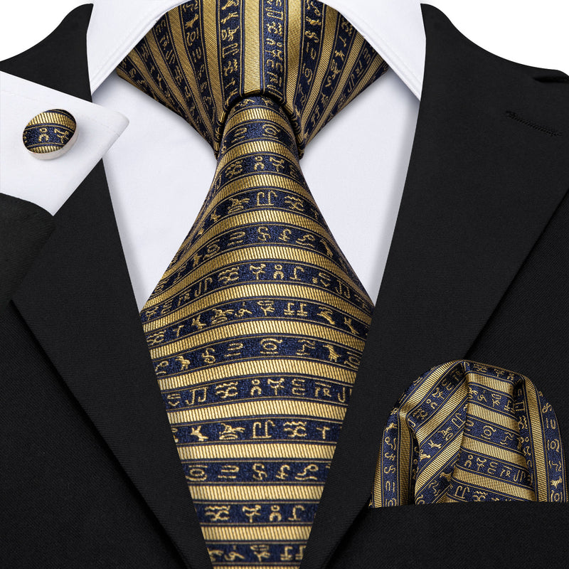 Classical Zebra Striped Tie For Mens Silk Necktie