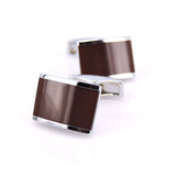 Enamel cufflinks male French Red shirt