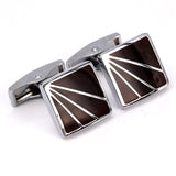 Enamel cufflinks male French Red shirt