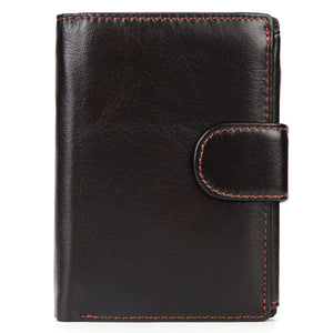 Vintage Men Wallet Genuine Leather Short Wallets