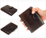 Vintage Men Wallet Genuine Leather Short Wallets