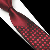 Skinny Mens Ties Luxury Man Floral Dot Neckties