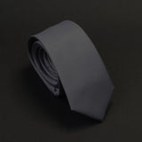 Men Solid Navy Blue Classic Ties for Bridegroom