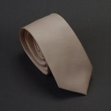 Men Solid Navy Blue Classic Ties for Bridegroom