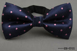 Men's Bow Tie Gold Paisley Bowtie Business Wedding Bowknot