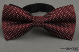 Men's Bow Tie Gold Paisley Bowtie Business Wedding Bowknot