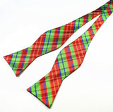 Adjustable Self Bow Tie Men's 100% Silk Jacquard Woven