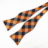 Adjustable Self Bow Tie Men's 100% Silk Jacquard Woven